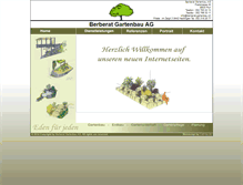 Tablet Screenshot of berberat-gartenbau.ch